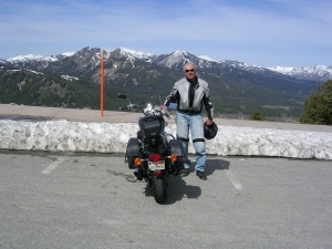 Frank at the Snowy Galena Pass Overlook