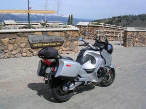 At the overlook of Galena Pass