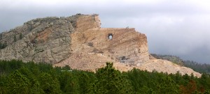 Crazy Horse Memorial--Seen from the Observation Deck