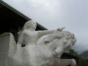 Crazy Horse Memorial Scale Model