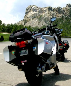 The Badger Bikes at Mt. Rushmore