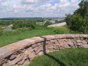 View of the Missouri River from Sergeant Bluffs