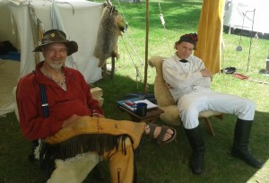 Re-enactors at Lewis and Clark State Park