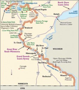 Great River Road Map